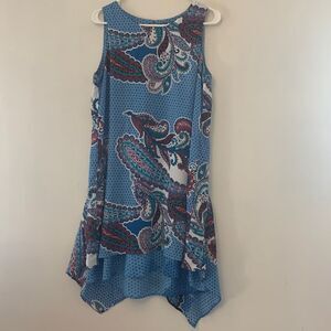 Fever Blue Paisley Dress